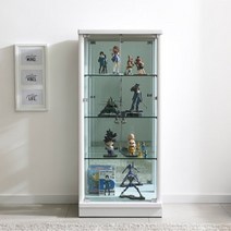 모던 4단 원목 피규어 레고 진열장식장(60cm 3컬러) 북유럽풍 상장 클래식, 월넛