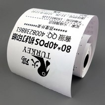 감열지 롤 80x40mm (10 케이스) 80mm 블루투스 금전 등록기 프린터 용 모바일 POS 용지