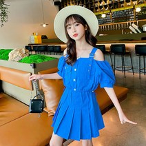 슈슈아리 시티걸 숄더 투피스 아동복 여아옷 주니어의류 초등여아 스커트 크롭