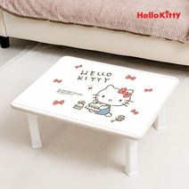 1300K 헬로키티 테이블 800 공부상 유아 접이식 밥상, 색상:10.헬로키티 한글 (800x480)