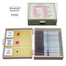 PS-02 프레파라트 중급 유리슬라이드 어린이현미경 유아용 과학완구 과학