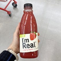 아임리얼 딸기 700ml x 1개 일반포장, 종이박스포장