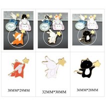 고양이 콘솔 시리즈 뱃지 패션 뱃지 캐릭터 뺏지 브로치 핀 고래 토끼 여우 너구리