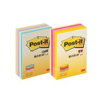 3M 포스트잇 큐브 중, 01-파스텔 큐브 중 (51mm×76mm CT-32)