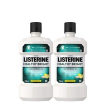 리스테린 세균억제 구강청결제 헬씨브라이트250ml, 2개