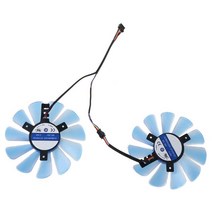 2PC 4PIN 그래픽 카드 냉각 GPU VGA Cooler 팬 RX480 RX570 RX470