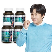 내츄럴플러스 그린 글루코사민 120정 초록입홍합 상어연골, 4병