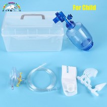 네오프렌페이스방한마스크 실리콘 인공 Resuscitator 인공 응급 Ambu 가방 수동 Resuscitator 마스크 수의, 03 For Child, 한개옵션1