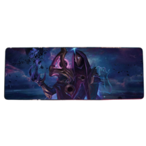 롤 LOL 디자인 마우스 패드 79종 시리즈 리그 오브 레전드 장패드 3mm 두께, 800x300mm + 3mm개, 화이트 플레이 메이커