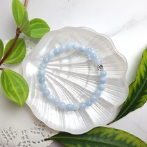 아쿠아마린 데이지 천연원석 팔찌