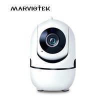 가정용 반려동물 홈캠 홈보안 720P 베이비 와이파이 카메라 야간 투시경 양방향 오디오 비디오 보모 폰, CHINA_White UK PLUG