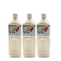 참살이 더 진한 국산 콩국수 콩국물 콩물 1L 3병, 3개