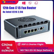 Topton 12 세대 코어 i7 i5 i3 펜티엄 8505 미니 PC 소프트 라우터 4x 인텔 i226 2.5G LAN Proxmox VM 서버 컴퓨터 방화벽, [01] Pentium Gold 8505, [02] AU, [05] 16GB DDR4 512GB NVMe