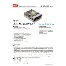 민웰 SMPS LRS 50-12 직류전원장치 DC파워서플라이 DCDC컨버터 POWER