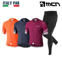 MCN 자전거의류세트 리뉴 반팔져지+네오 9부 패드바지