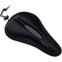 테리 젤 새들 커버 자전거 안장커버 해외배송, Black, 1개