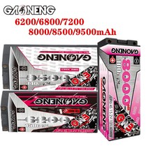 RC 무선GNB 4S 15.2V 6200/6800/7200/8000/8500/9500 1:8 RC 자동차 보트 4WD 등반 5.0mm Bullet 배터리, 07 8500MaH 140C EC5