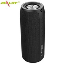 ZEALOT 강력한 블루투스 스피커베이스 전화 휴대용 서브 우퍼 방수 사운드 박스 지원 TF TWS USB 플래시 드라이브, S51-Black