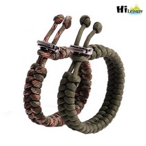 [하이레저] 생존팔찌 파라코드 응급팔찌 구급팔찌 캠핑팔찌 등산용품 등산악세사리 생존용품, 핑크카모