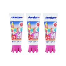 어린이 1000ppm 불소 도포 치약 조르단 2단계 포도향 초등학생 주니어 키즈 3개세트, 어린이용(색상랜덤 3개세트)