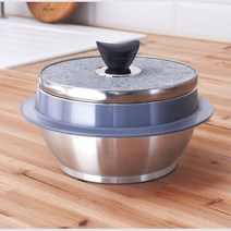 스텐 마감처리 오랜사용 곱돌솥 4인용 솥밥용냄비 가열조리기구 누룽지돌솥 장수곱돌돌솥 장수돌솥 돌솥밥, 상세페이지참조