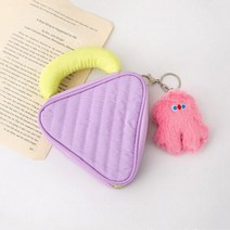 데일리 가방 대용량 여성 배낭 중학생 고등학생 책가방 백팩 학원 패션 십대PURDORED 여성용 미니 삼각 메이크업 지퍼 여행용 립스틱 화장품 작은 펜던트 나일론 소녀 화장실