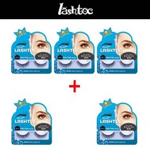 [쇼핑엔티] 래쉬톡 원터치 속눈썹 재구매 패키지 5쌍 (파티파티 3D입체형), 색상, 파티파티 5쌍