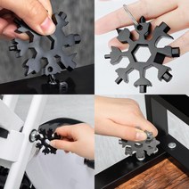 꽃가이버 눈꽃 별각렌치 다이소 별 육각 렌치, No.02 꽃가이버 블랙