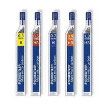 STAEDTLER 스테들러 마스 마이크로 카본 250 샤프심, 0.9-HB