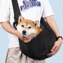 홈인박스 안전그물망 강아지 가방 슬링백 이동가방 포대기, 슬링백 네이비
