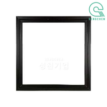 금강산업 알루미늄 컬러 점검구(나사형)(450mm) (1EA), 반광, 블랙