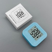 기상관측기 풍속계 장비 디지털 온도기 습도기 날씨 샤오미 LCD 디지털 온도 습도 측정기 실내, 한개옵션1, 02 02