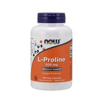 나우푸드 L-프롤린 500mg 베지 캡슐, 120개입, 1개