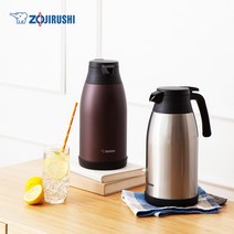 조지루시 보온병 주전자타입 식탁포트 1500ml SH-RA15 핸드드립주전자, 브라운 (SH-RA15TA)