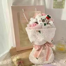 폼폼푸린 인형꽃다발 발렌타인데이 쿠로미 선물 3월14일 꽃다발 재롱잔치 생일 기념일 화이트데이 2월14일, E