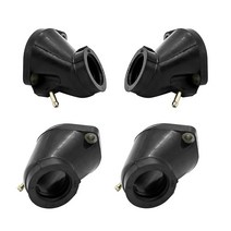 야마하 로얄 스타 XVZ1300 XVZ 1300 / Tour Classic 1996 - 2001 용 4Pcs 오토바이 기화기 흡기 매니 폴드 부트 조인트 카브