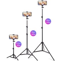 에이링크 테크삼각대-S 핸드폰거치대 기본홀더포함+파우치가방포함 160cm 스탠딩 TS-16, 2.테크 삼각대-S (거치대홀더 포함) 160cm