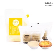 딜라잇가든 에그타르트키트, 쉘20g 36개+베이스1kg