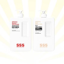 [대용량 세트] 트리플에스 S S S / 약산성 탈모 샴푸, 샴푸 1350ml+트리트먼트 1350ml