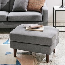 한샘몰pick 씨엘로 프라페 가죽소파 4인용 스툴(3종/택1), 네이비(C)