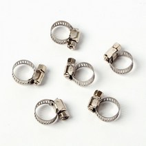 6p 호스 조임 밴드 스텐 호스밴드 호스고정 반도 클램프, 16mm