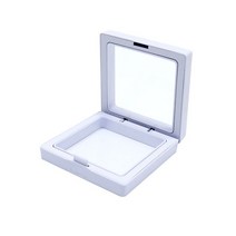 아크릴 박스 주문제작 레고 보관통 토미카 정리함 케이스 피규어 진열장3D 플로팅 디스플레이 케이스 스탠, 01 white_01 7x7cm