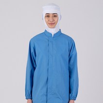 모던위생복 식품위생복 MD-1404 위생복 여름상의 HACCP위생복 공용상의, 블루