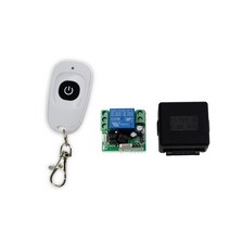 출퇴근기록기 얼굴인식 근태 지문 인식기 315MHz/433MHz DC12V 1CH 무선 원격 제어 스위치 + 수신기 모듈, 01 1 sender, 01 1 sender