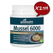 초록입홍합 녹색홍합 6000mg 300캡슐 X2 굿헬스