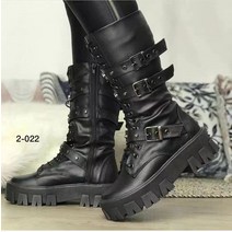 화이트 롱 부츠 흰색 가을 승마 신발 265