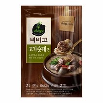 [한끼](냉동) 비비고 고기순대국 700g 간편식 아침대용 캠핑 자취생 필수품 간단식사 CJ 우리집 식재료, 3개