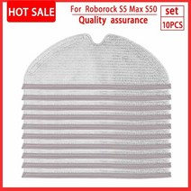 Xiaomi Roborock S5 Max S6 max S50 물티슈 걸레 액세서리 예비 부품 스마트 홈 샤오미 로봇 진공 청소기 r, 06 10PCS