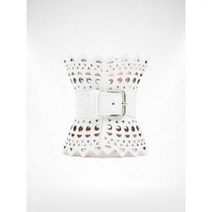 ALAIA 23SS 알라이아 벨트 AA2B017C0A30 010 BLANC OPTIQUE