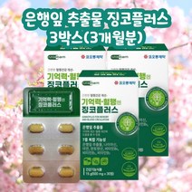 은행잎 추출물 징코플러스 3박스(3개월), 3개